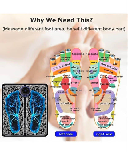 Wireless EMS Foot Massager | Electric Muscle Stimulator for Foot & Leg Relief